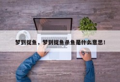 梦到捉鱼，梦到捉鱼杀鱼是什么意思！
