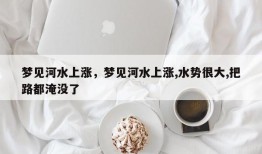 梦见河水上涨，梦见河水上涨,水势很大,把路都淹没了