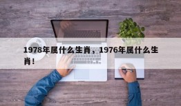1978年属什么生肖，1976年属什么生肖！