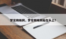 梦见蜘蛛网，梦见蜘蛛网粘在头上？