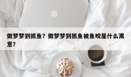 做梦梦到抓鱼？做梦梦到抓鱼被鱼咬是什么寓意？