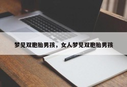 梦见双胞胎男孩，女人梦见双胞胎男孩