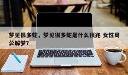 梦见很多蛇，梦见很多蛇是什么预兆 女性周公解梦？