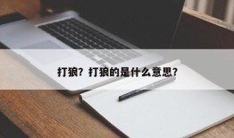 打狼？打狼的是什么意思？
