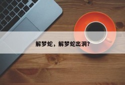 解梦蛇，解梦蛇出洞？