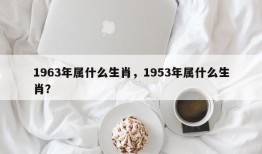 1963年属什么生肖，1953年属什么生肖？