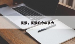 属猴，属猴的今年多大